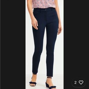NWT LOFT Perfect Skinny Pants in Dark Navy